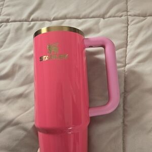 Stanley  Pink Parade  Hot Pink Mug with Gold Trim